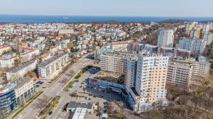 Výhľad na mesto Gdyňa alebo výhľad na mesto priamo z apartmánu