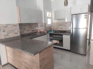 Kuchyň nebo kuchyňský kout v ubytování Brand new apartment in Hurghada