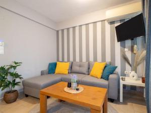Χώρος καθιστικού στο Corfiot Maisonette with shared Pool - Govino Bay