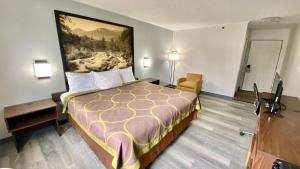 Postel nebo postele na pokoji v ubytování Syracuse Inn