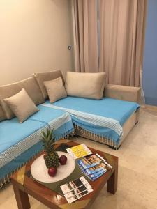 Posezení v ubytování Piraeus Blue Grand Suite di Giorgio 10 mins from the port.