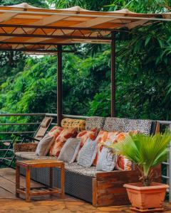 Ruang duduk di Edelwyss-Inn