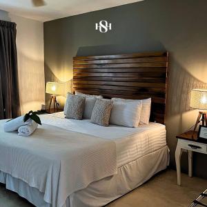 Postel nebo postele na pokoji v ubytování Hotel Siesta Holbox