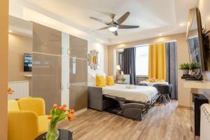 TV a/nebo společenská místnost v ubytování Studio Centre-Palais 7 min-Plages