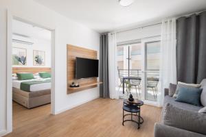 TV/trung tâm giải trí tại Dada Luxury Apartment A1