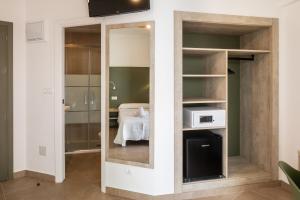 Una cocina o zona de cocina en Hostal Alicante