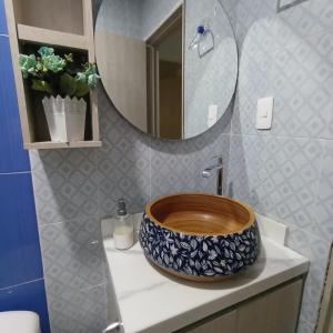 Kúpeľňa v ubytovaní Apartamento Centro Histórico Santa Marta