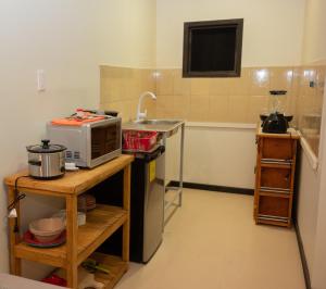 Una cocina o cocineta en Casa NAU Mazunte