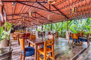 Restaurace v ubytování Atlantida Lodge Cahuita