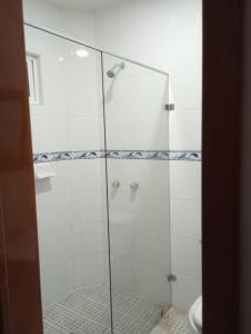 Koupelna v ubytování Orizaba Suites