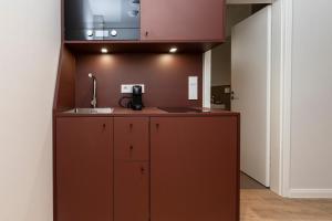 Küche/Küchenzeile in der Unterkunft Komfort-Apartement 2