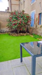 Κήπος έξω από το Le Victor Hugo & son jardin