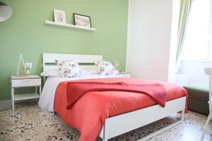 Postel nebo postele na pokoji v ubytování Cilento Suite - Scaloni