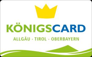 a logo for the konigard algal trial oderhaven at Ferienhof Hefele Ferienwohnung Hopfensee mit KönigsCard in Hopferau