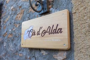 Certifikát, hodnocení, plakát nebo jiný dokument vystavený v ubytování Ca' d'Alda