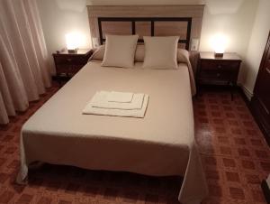 A bed or beds in a room at Habitacion matrimonial centro ciudad