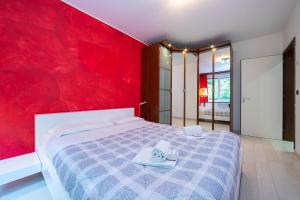 Voodi või voodid majutusasutuse Melide Apartments - Happy Rentals toas