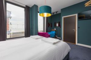 Кровать или кровати в номере ART B&B