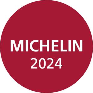 a red circle with the text michilin at Château Hôtel Edward 1er in Monpazier