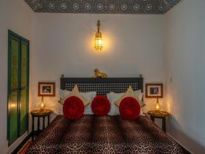 Postel nebo postele na pokoji v ubytování Riad dada Messouda spa
