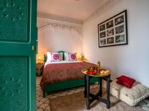 Postel nebo postele na pokoji v ubytování Riad dada Messouda spa