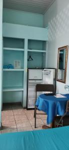 Кровать или кровати в номере Cabinas Mitchaelle's