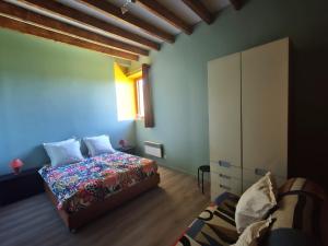 Postel nebo postele na pokoji v ubytování Auberge du Précontent