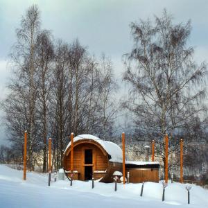 Hotel i Apartamenty pod Śnieżnikiem v zime