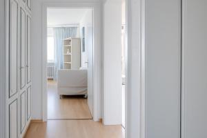 Postel nebo postele na pokoji v ubytování App Meerzeit