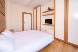 Televiisor ja/või meelelahutuskeskus majutusasutuses Villa Tivat Bay View
