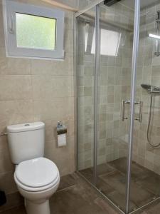 CarrenoにあるCasa Tomasのトイレとシャワー付きのバスルーム +12枚の写真