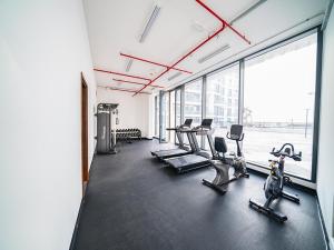 Fitness centrum a/nebo fitness zařízení v ubytování أجمل مكان