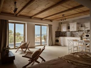 Η κουζίνα ή μικρή κουζίνα στο Fairytale villas & suites marathias zakynthos