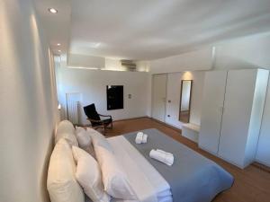 TV a/nebo společenská místnost v ubytování Roel apartments Verona