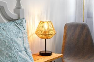 Postel nebo postele na pokoji v ubytování Ombak Apúlia - Sea view