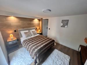 Chalet Millou Beuil客房内的一张或多张床位