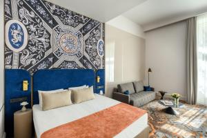 Posteľ alebo postele v izbe v ubytovaní Hotel Moments Budapest by Continental Group