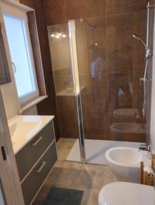Koupelna v ubytování B&B OLTREMARE