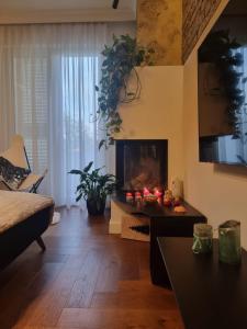 Posezení v ubytování Ema Apartment Tirana