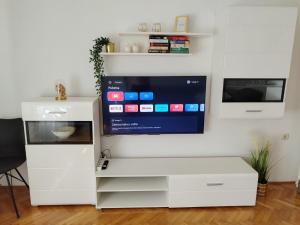 Telewizja i/lub zestaw kina domowego w obiekcie Antemma Apartment