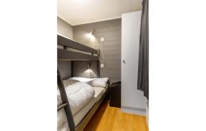 a bedroom with a bunk bed with a ladder at Nice Apartment In Hemsedal With House A Mountain View in Hemsedal