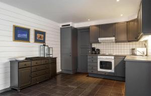 Kjøkken eller kjøkkenkrok på 3 Bedroom Nice Apartment In Hemsedal