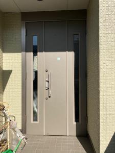 a pair of doors on a building with at ichihara homestay-stay with Japanese family - Vacation STAY 15787 in Ichihara