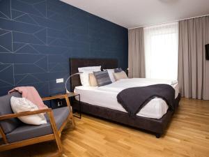 Ein Bett oder Betten in einem Zimmer der Unterkunft Säntis Modern retreat