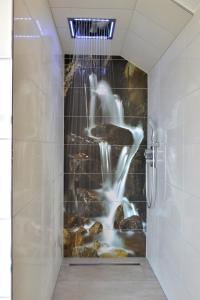 Kylpyhuone majoituspaikassa Seepferdchen
