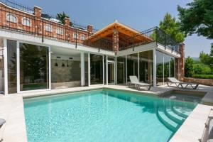 Der Swimmingpool an oder in der Nähe von Ferienwohnung für 8 Personen ca 95 m in Novi Vinodolski, Kvarner Bucht Crikvenica und Umgebung