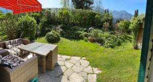 Zahrada ubytování Wohnung 5 mit Garten und sonniger Terrasse