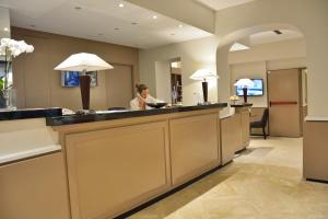 Vstupní hala nebo recepce v ubytování LH Hotel Lloyd Roma