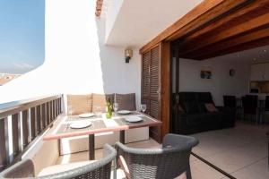 Balkón nebo terasa v ubytování Ferienwohnung für 4 Personen 1 Kind ca 70 m in Playa de Las Américas, Teneriffa Westküste von Teneriffa