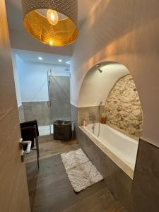 Kylpyhuone majoituspaikassa La Casa di Nathalie